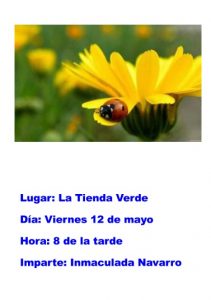Charla sobre Ecología: La vida en nuestros huertos y jardines @ La Tienda Verde