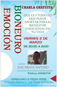 Charla sobre Bioneuroemoción @ La Tienda Verde