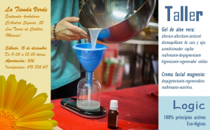 Taller de elaboración de productos Cosméticos (para usar y regalar) @ La Tienda Verde