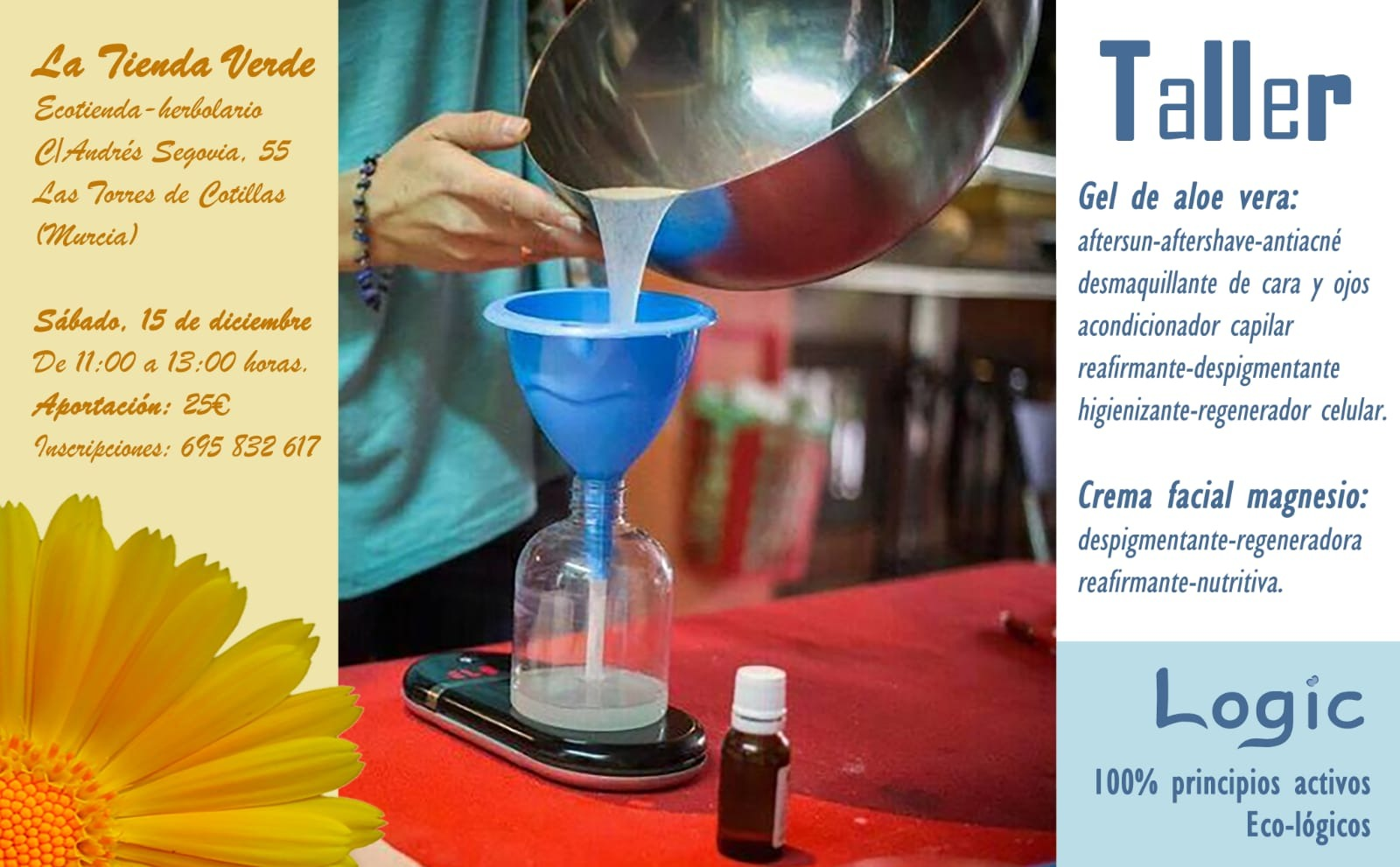 Taller de elaboración de productos cosméticos
